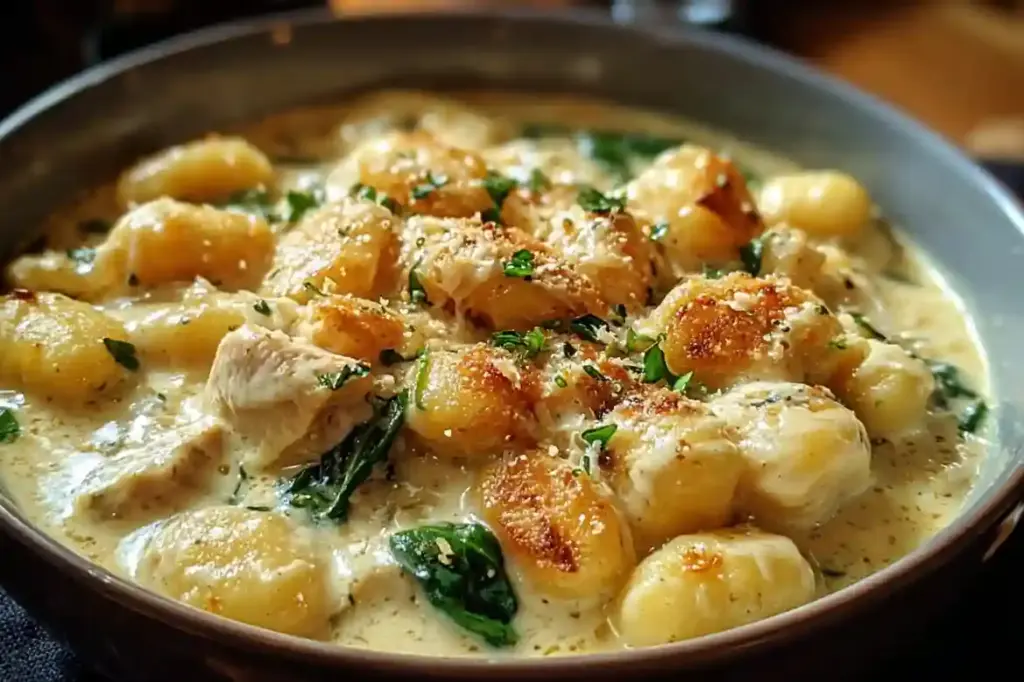 Creamy Crack Chicken Gnocchi