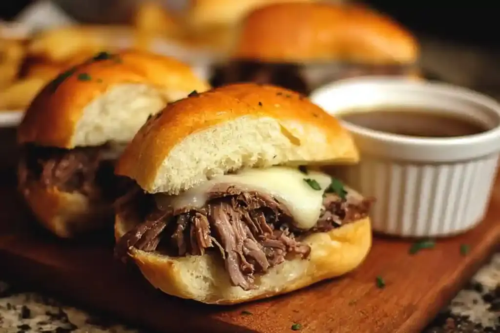 Crock Pot French Dip Sandwiches