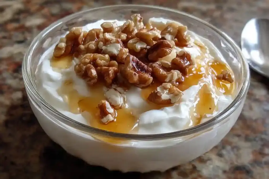 Greek Yogurt with Honey and Nuts