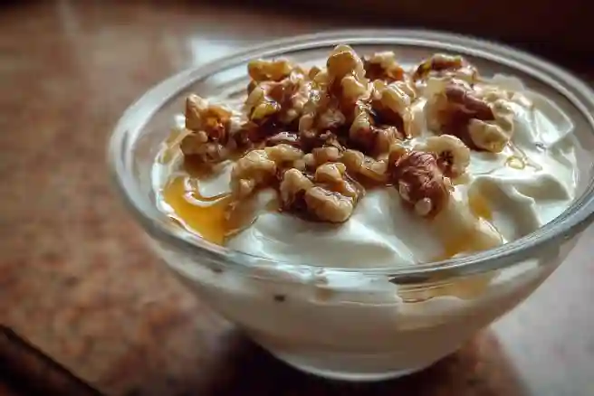 Greek Yogurt with Honey and Nuts