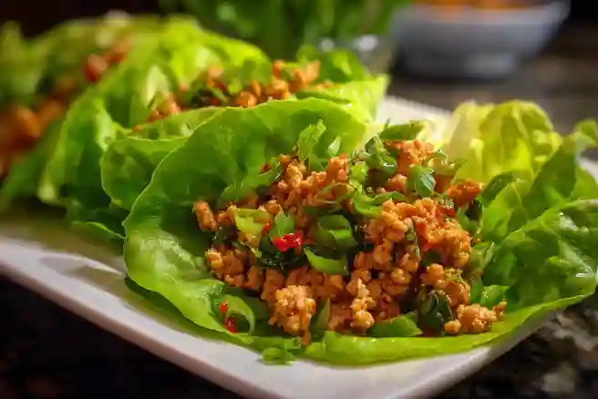 Ground Turkey Lettuce Wraps
