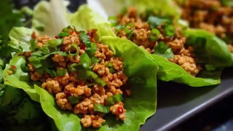 Ground Turkey Lettuce Wraps