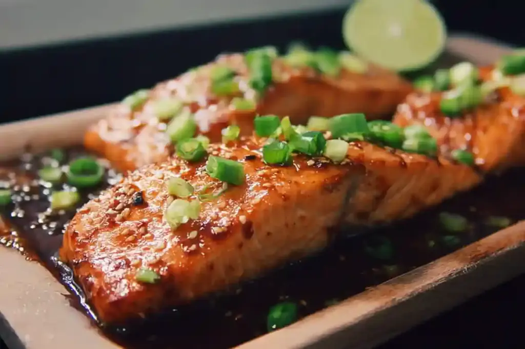 Honey Sriracha Glazed Salmon