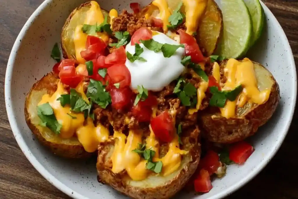 Loaded Fiesta Potato Bowls