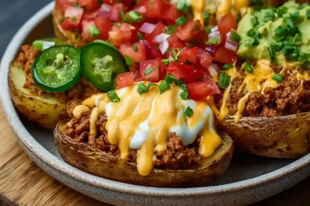 Loaded Fiesta Potato Bowls