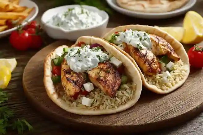 Mediterranean Chicken Gyros