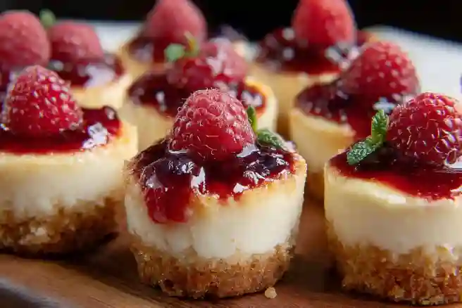 Mini Berry Cheesecake Bites