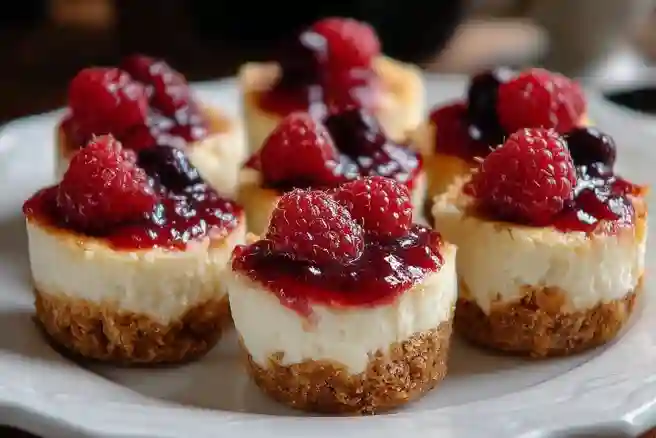 Mini Berry Cheesecake Bites