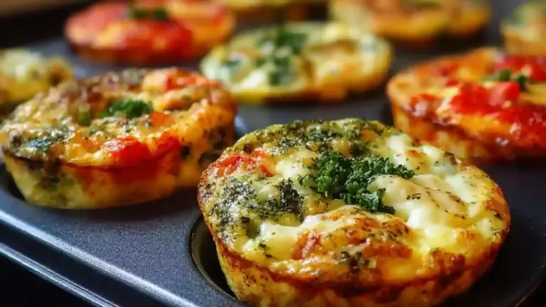 Delicious mini frittatas prepared for healthy meal prep.