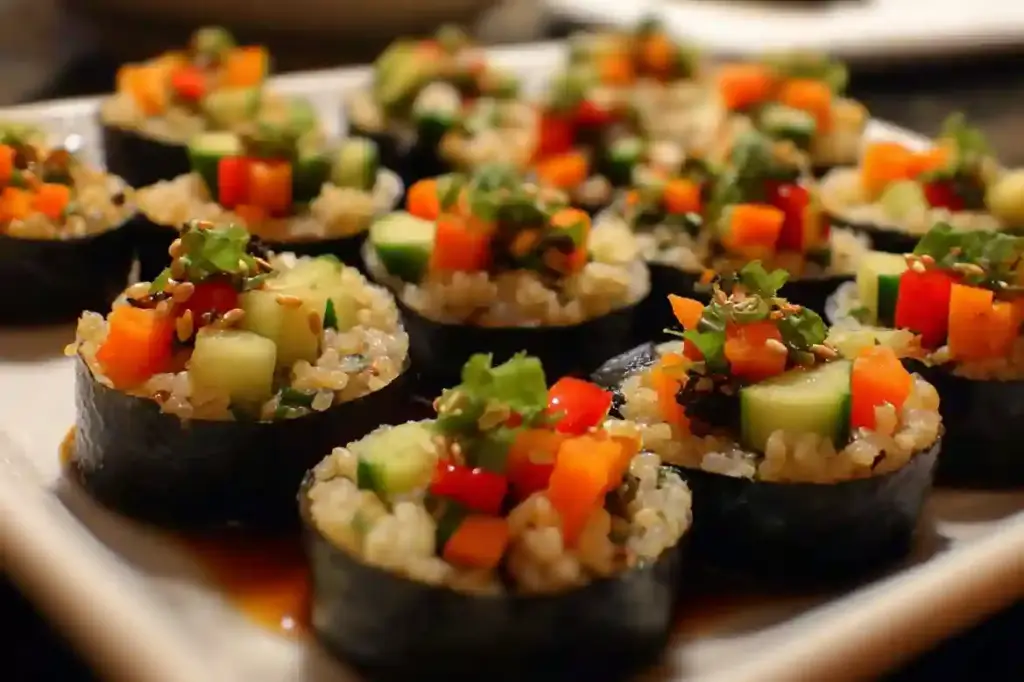 Mini Veggie Sushi Bites