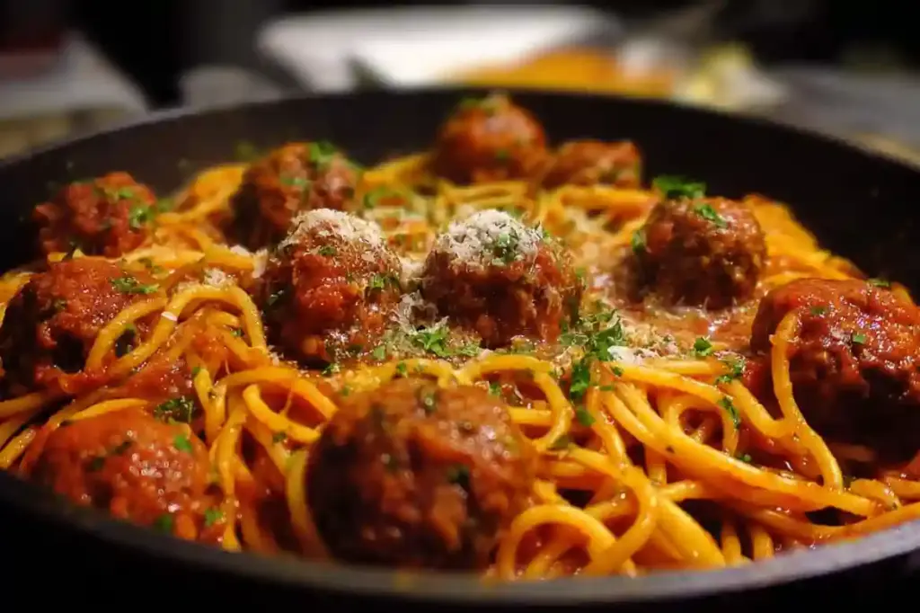One-Pot Spaghetti and Meatballs