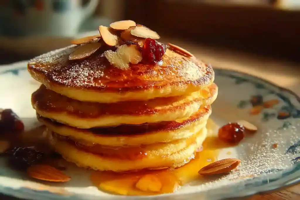 Orange Almond Pancakes Recipe