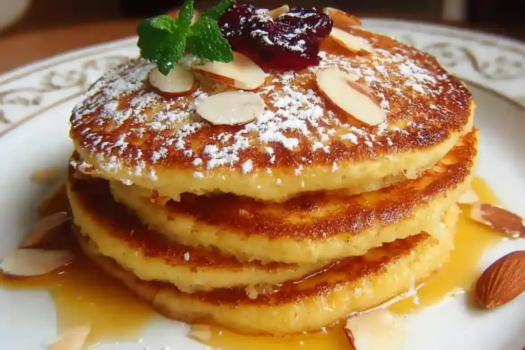 Orange Almond Pancakes Recipe
