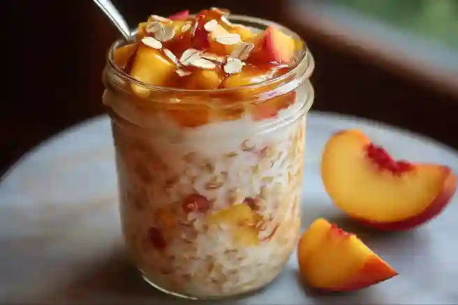Peach Overnight Oats
