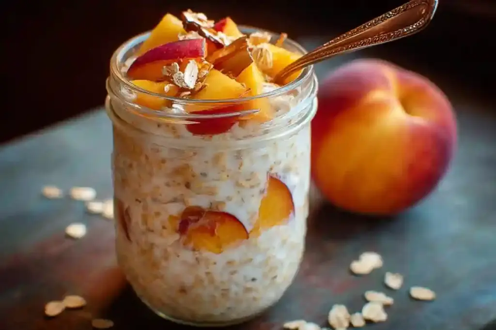Peach Overnight Oats