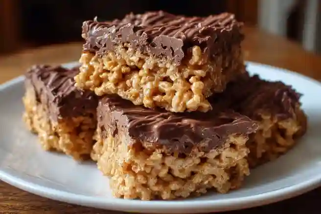 Peanut Butter Chocolate Rice Krispies