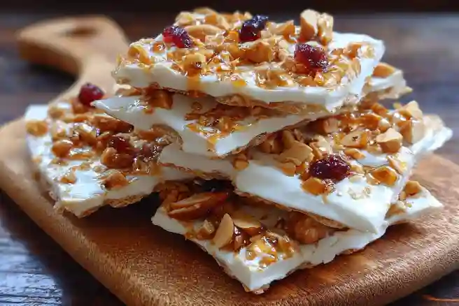 Quick Honey Yogurt Bark