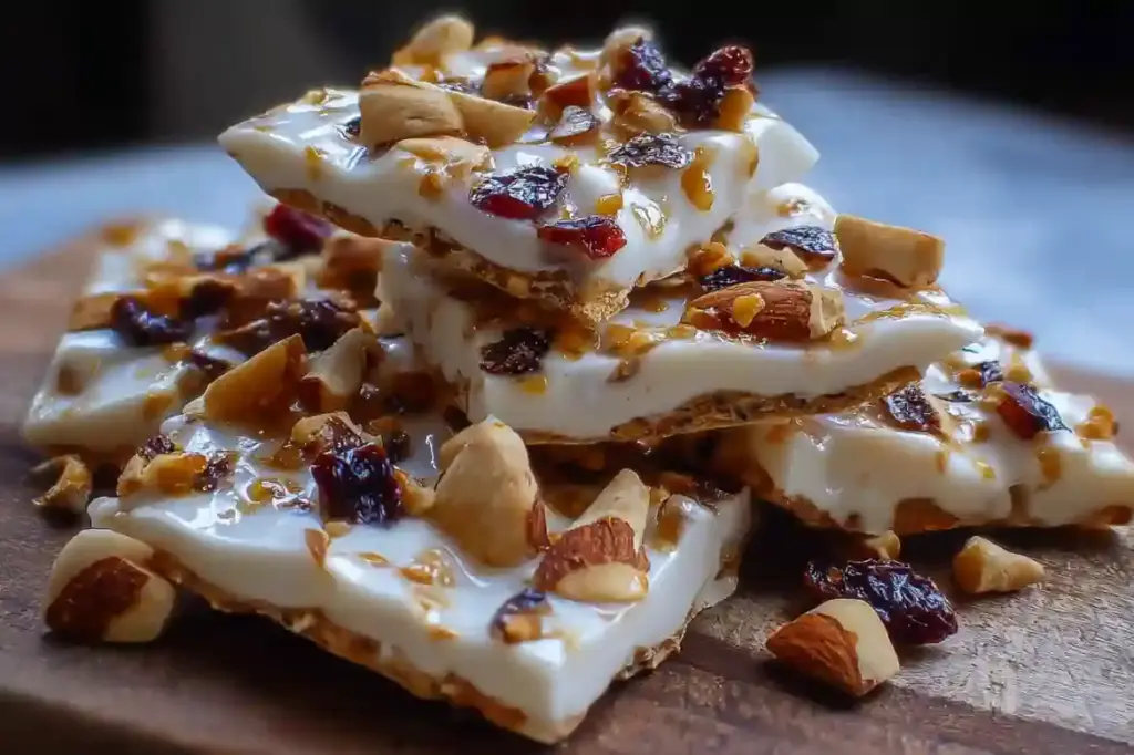 Quick Honey Yogurt Bark