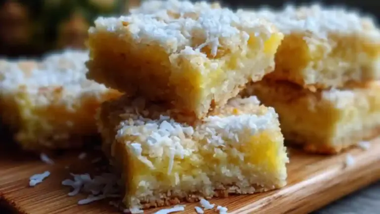 Delicious quick pineapple coconut bars with a tropical flair