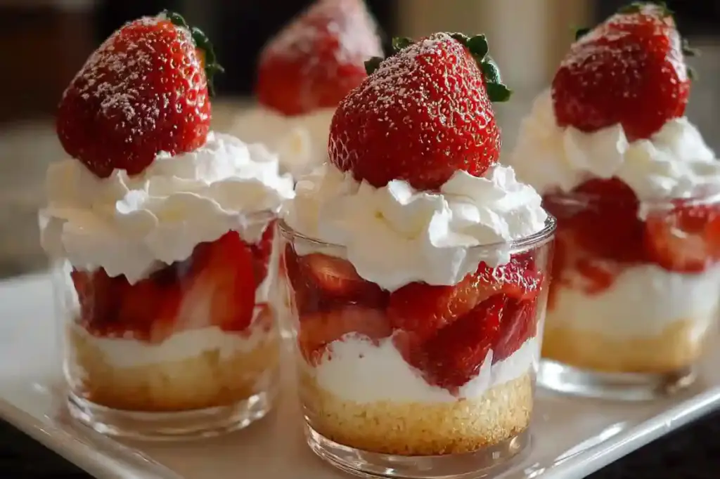 Quick Strawberry Shortcake Cups