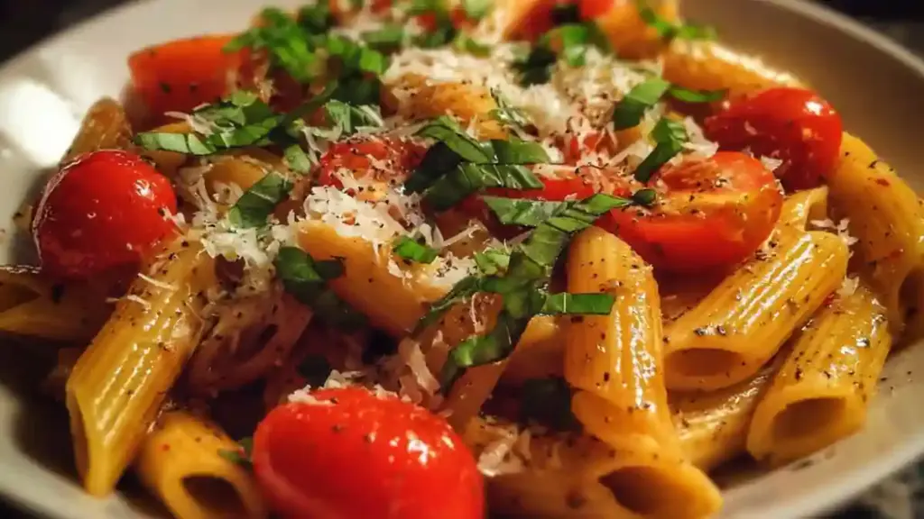 Quick Tomato Basil Pasta