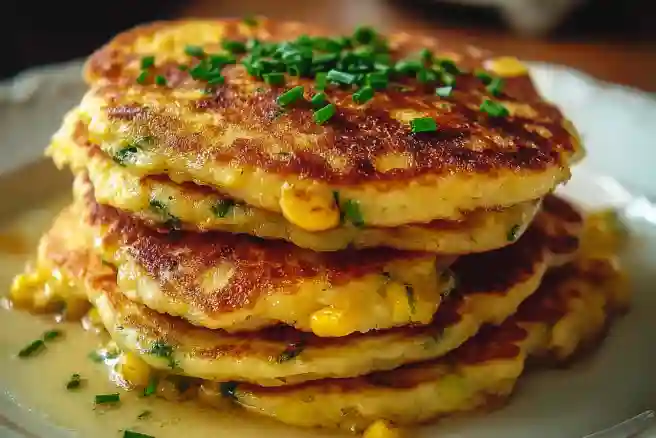 Savory Sweet Corn Pancakes