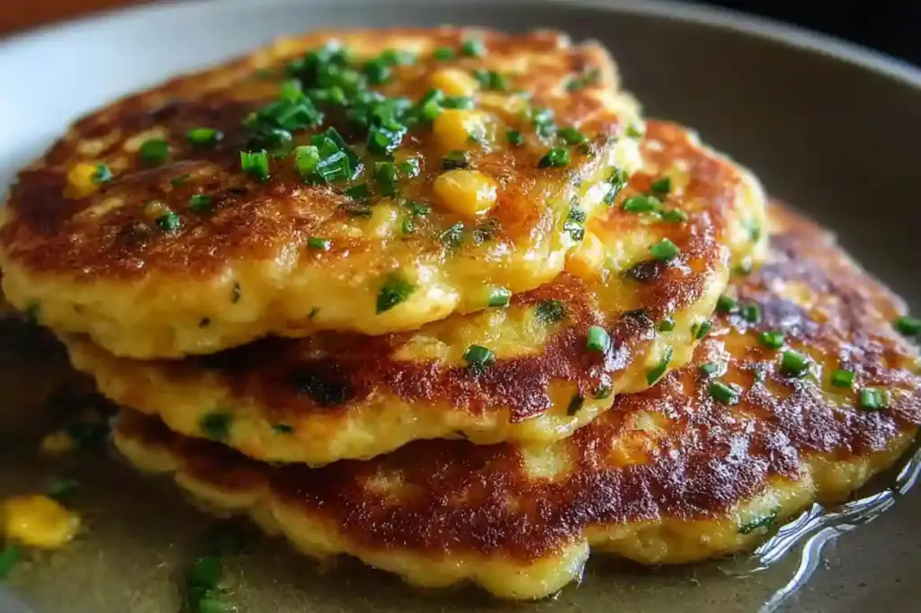 Savory Sweet Corn Pancakes