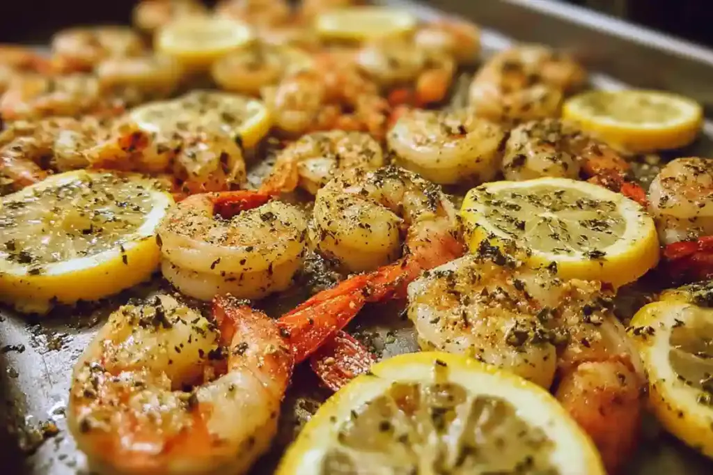 Sheet Pan Lemon Pepper Shrimp