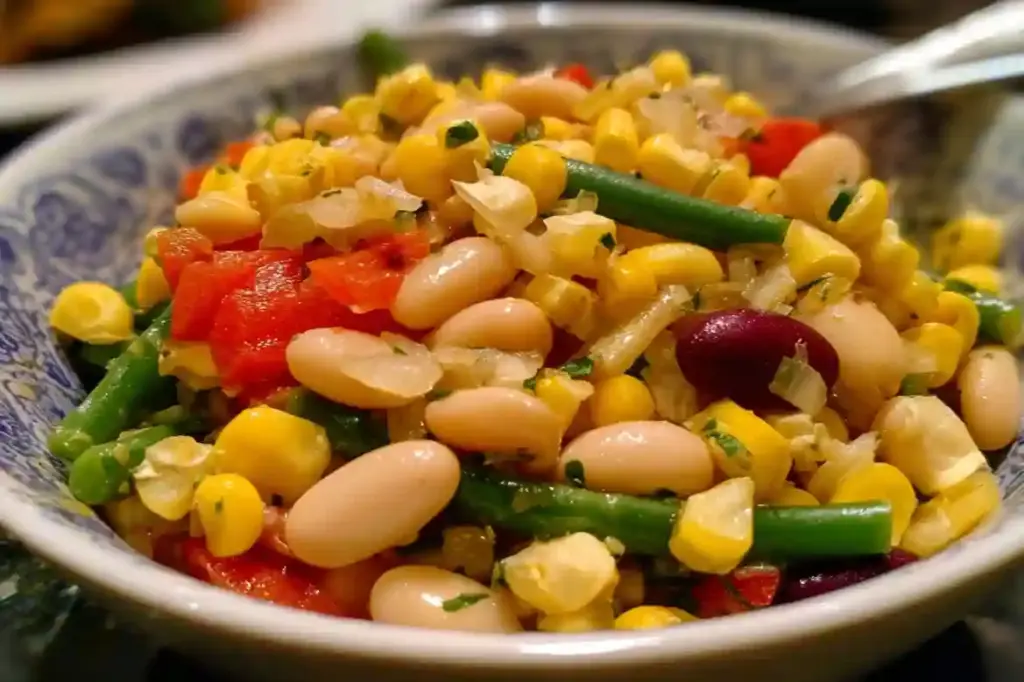 Simple Cold Bean and Corn Salad