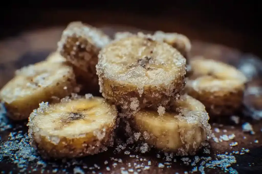 Simple Frozen Banana Coins