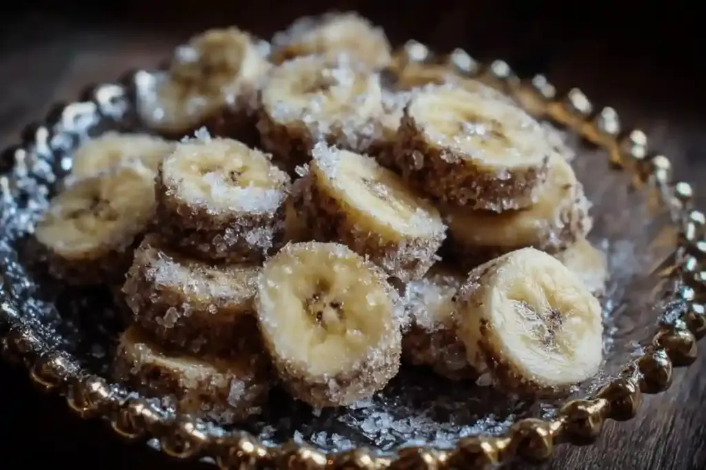 Simple Frozen Banana Coins