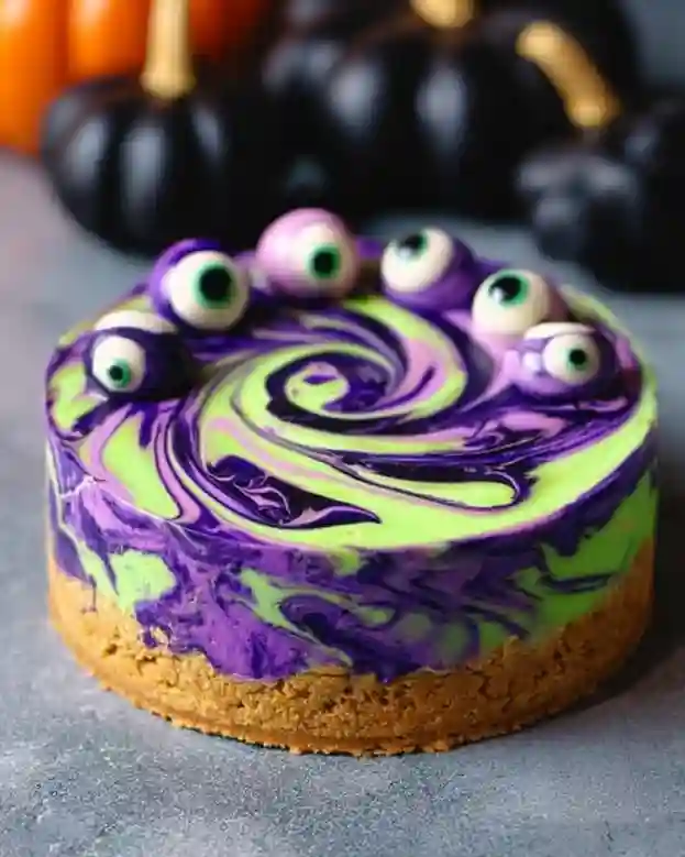 Witches' Brew Swirl Cheesecake