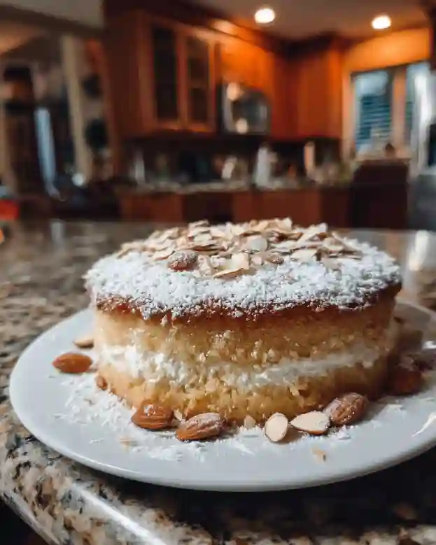 Amaretto Ricotta Layer Cake