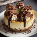 Mascarpone Ricotta Cannoli Cheesecake
