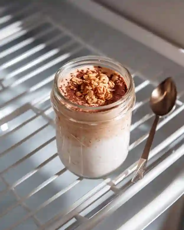 Overnight Oats with Cinnamon Swirl