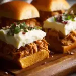 Shredded Rotisserie Chicken Sliders