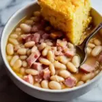 White Beans & Ham with Cornbread