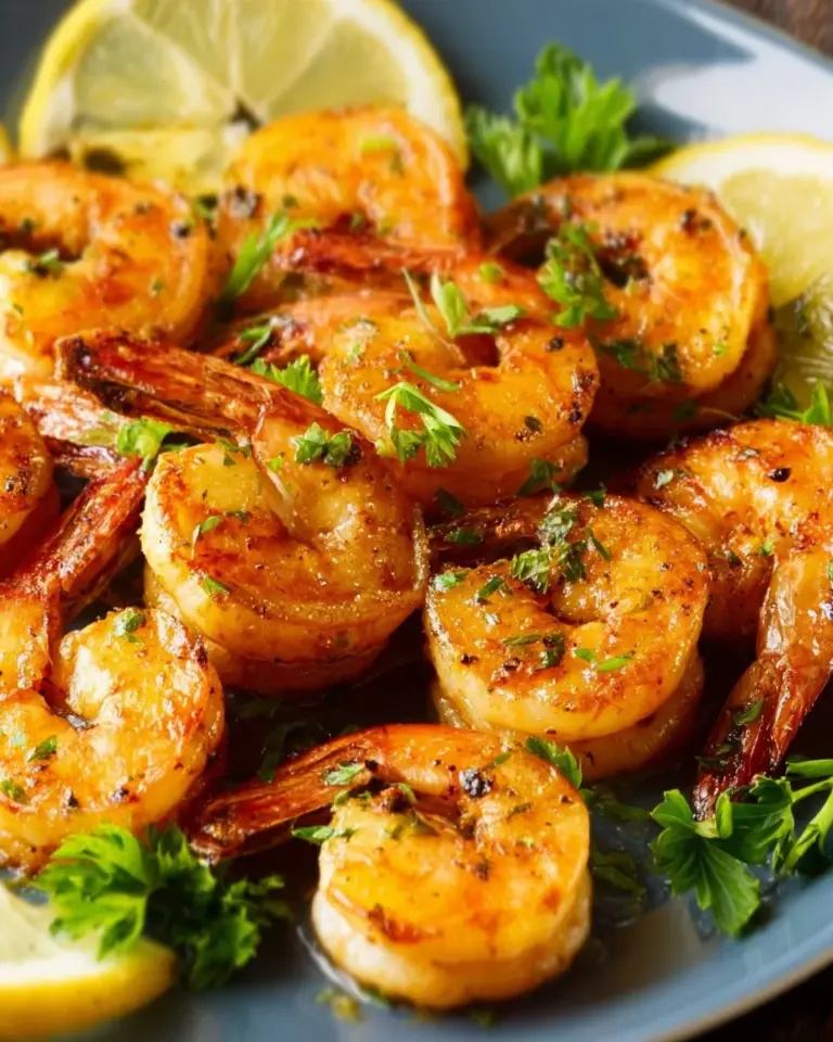 Delicious Old Bay shrimp skewers grilled to perfection