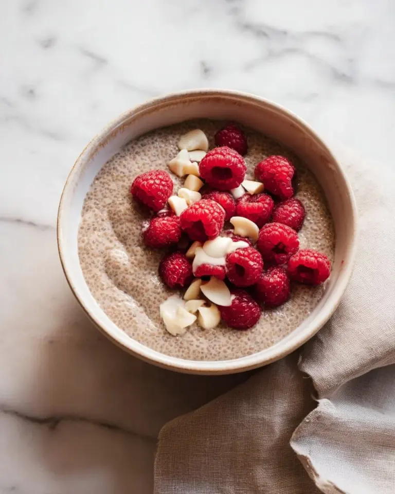 Bowl of colorful Overnight Oats topped with fruits and nuts