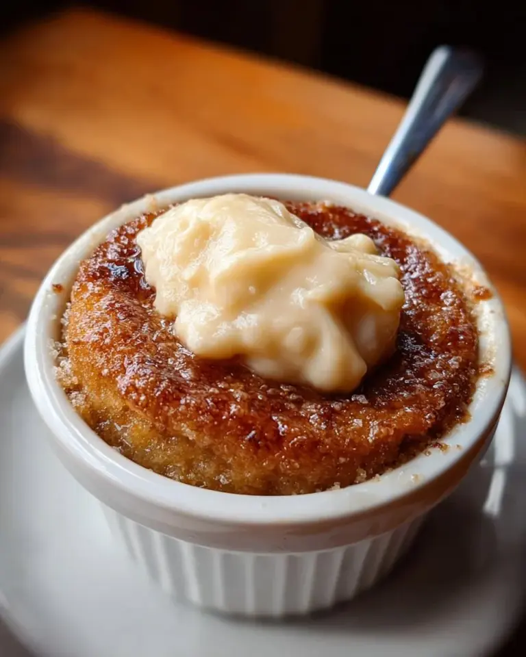 Delicious 2-minute apple mug cake served in a white mug with a spoon.