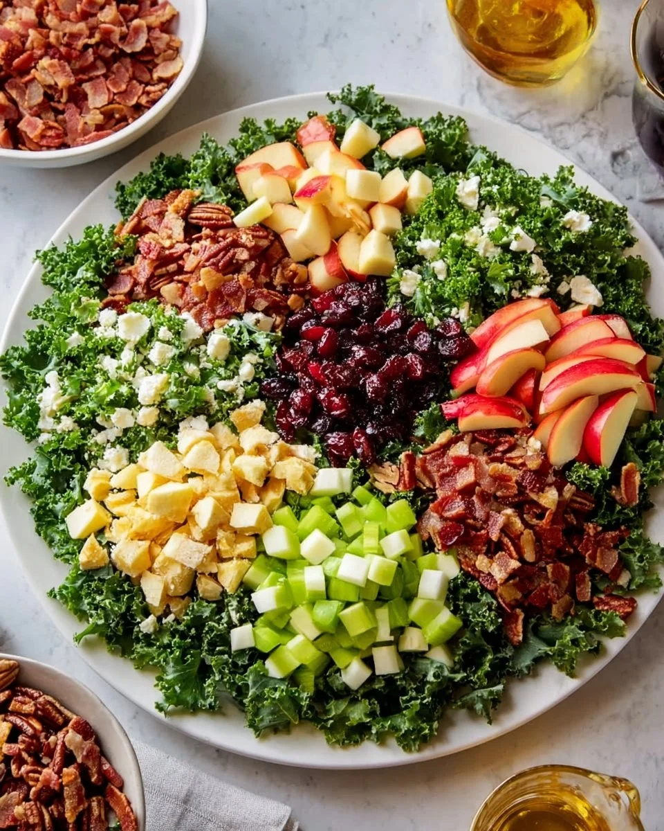 Delicious Apple Cranberry Pecan Salad with vibrant ingredients