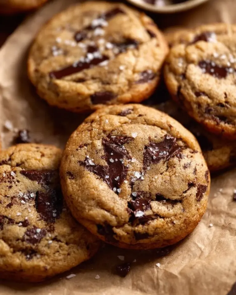 Chewy pumpkin chocolate chip cookies fresh out of the oven.
