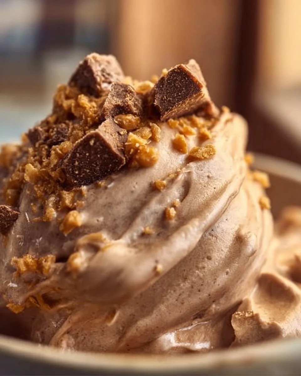 Delicious Chocolate Peanut Butter ice cream made with Ninja Creami