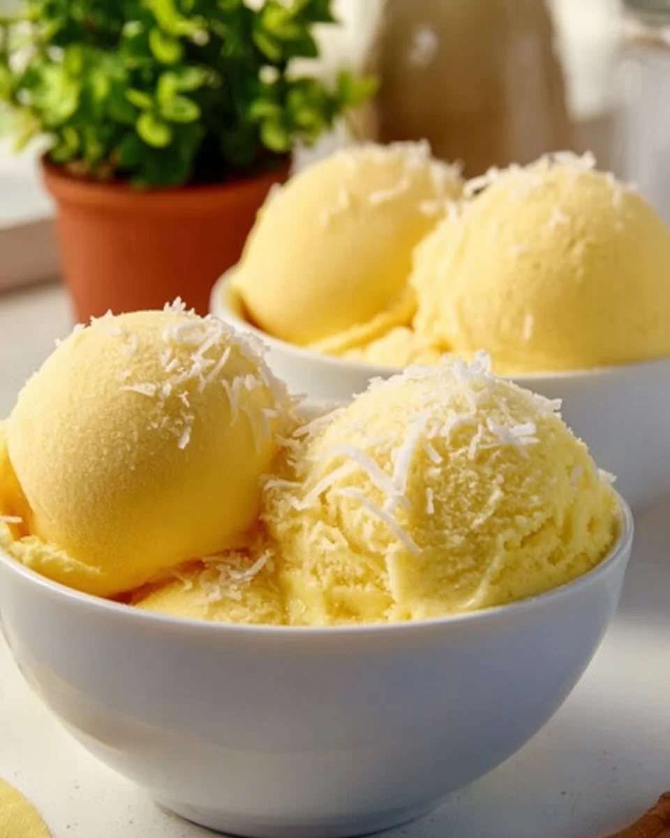 Delicious Dole Whip served in a colorful cup with a tropical background.