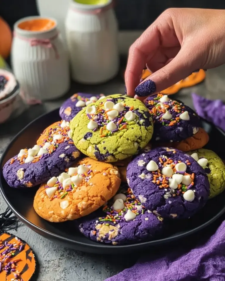 Spooky and delicious Halloween cookies decorated for the holiday