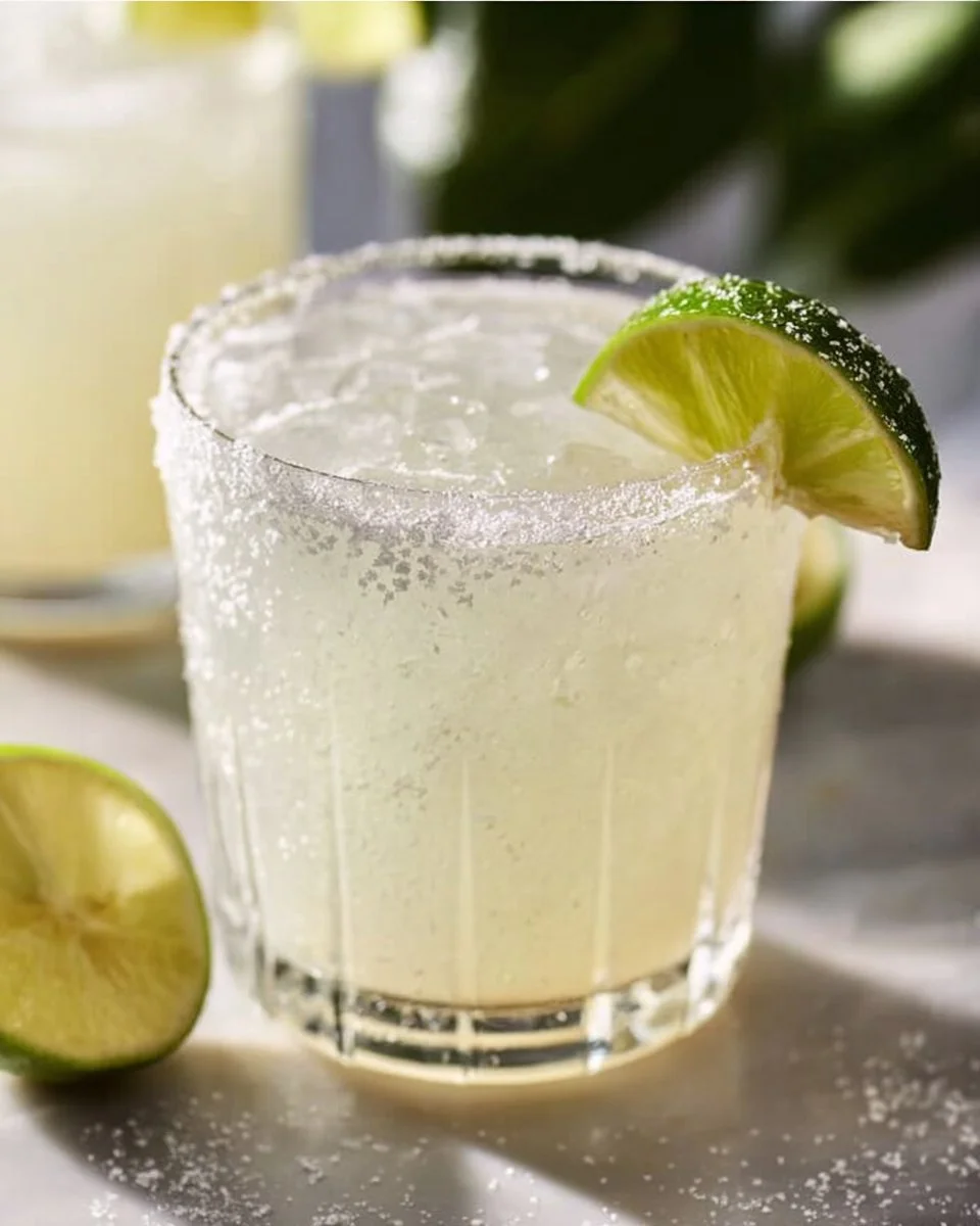 Ninja Creami frozen margaritas in colorful glasses