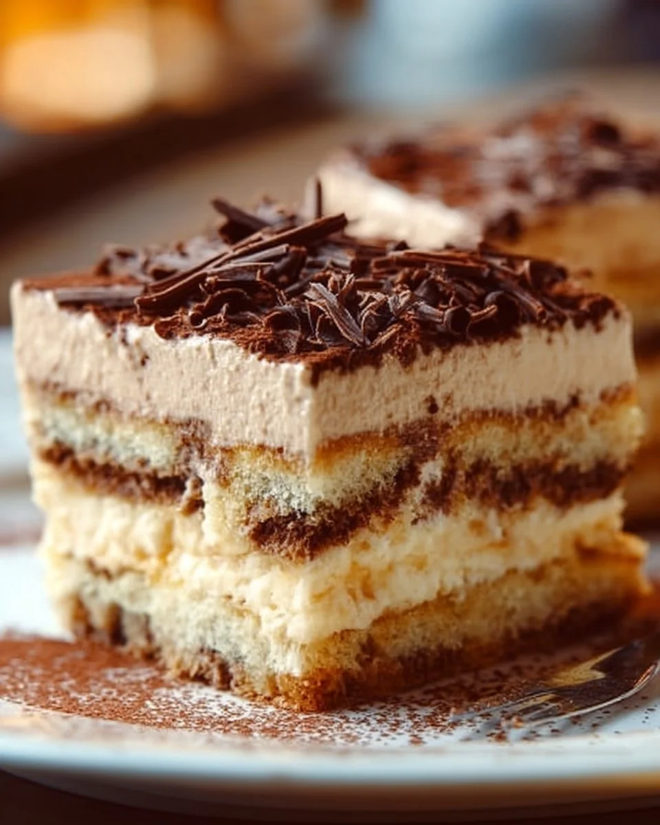 Delicious Pumpkin Chai Tiramisu dessert with fall spices and creamy layers.