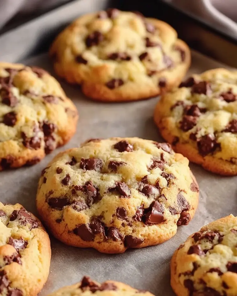 Delicious chocolate chip and toffee shortbread cookies on a plate