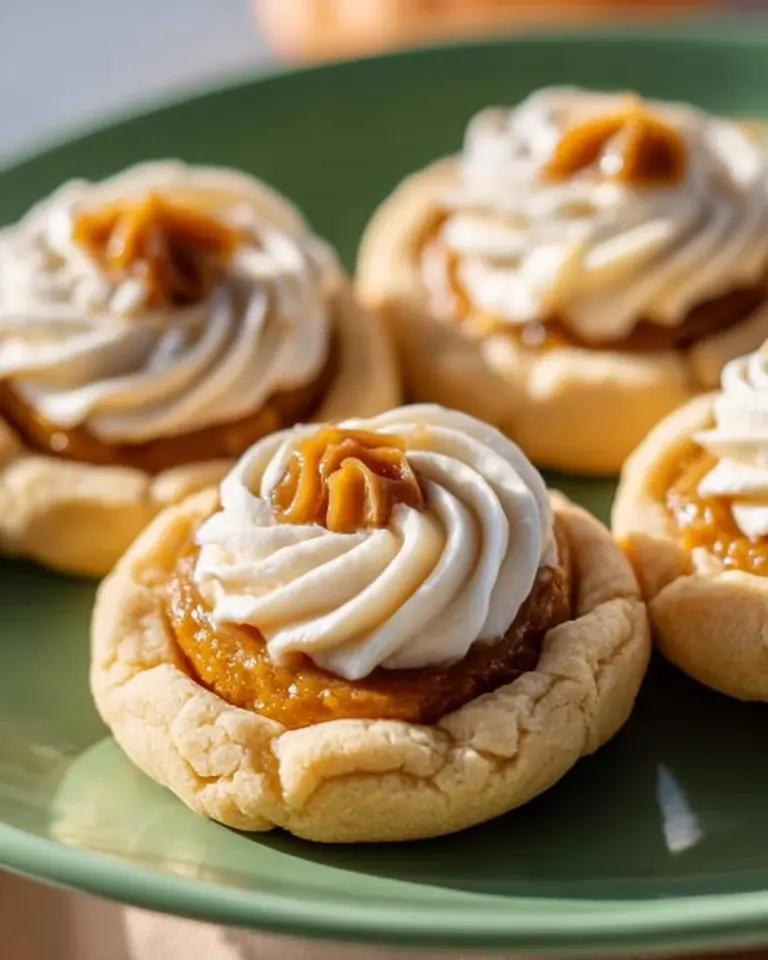 Delicious Thanksgiving pumpkin pie cookies on a festive table