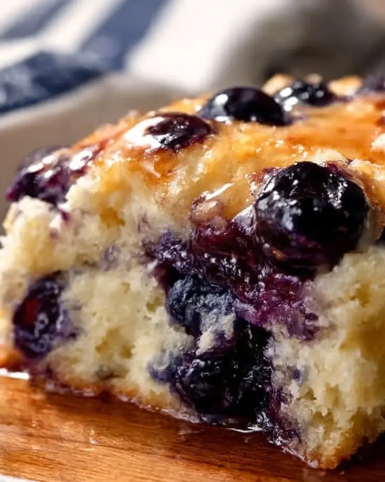 Delicious homemade blueberry biscuits served with butter for breakfast.